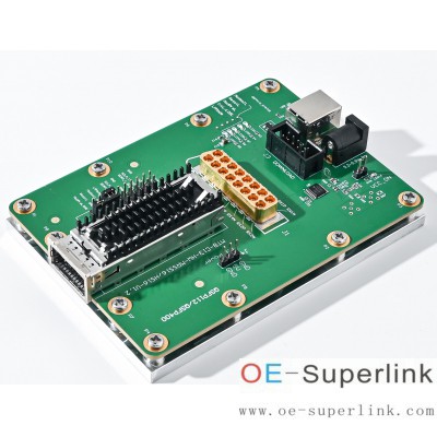 400G-QSFP112測試板(2*8連接器)