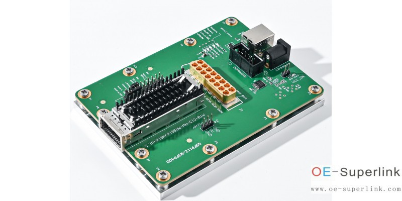 400G-QSFP112測試板(2*8連接器)